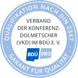 Logo des Verbands der Konferenz-Dolmetscher im BDÜ e.V.